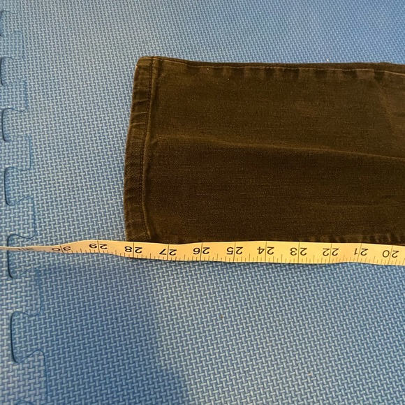 True Religion Mens 38x28 Black Ricky Relaxed Straight Stretch Flap Button Pocket - Picture 5 of 16